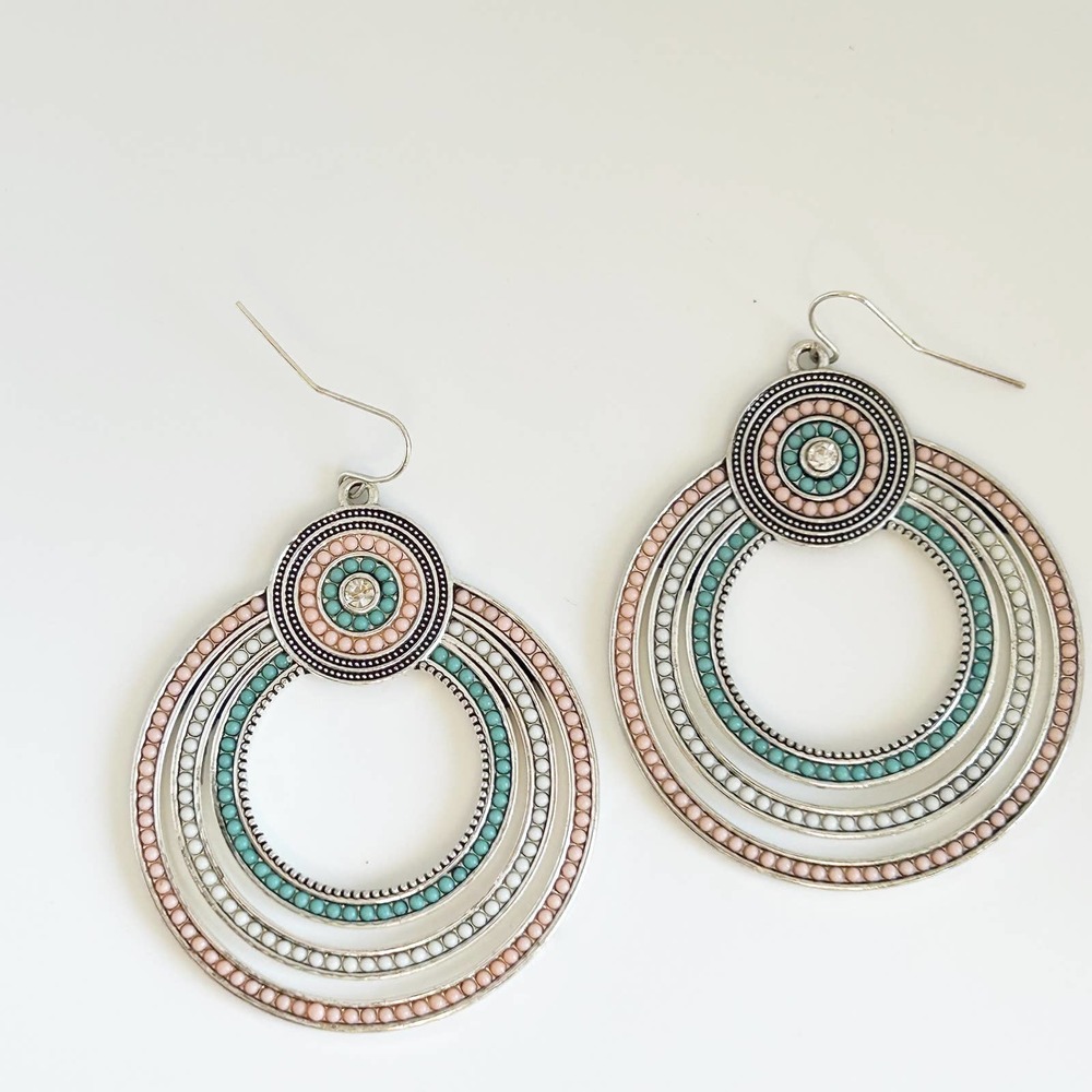 Premier Designs Sorbet Large Hoop Earrings